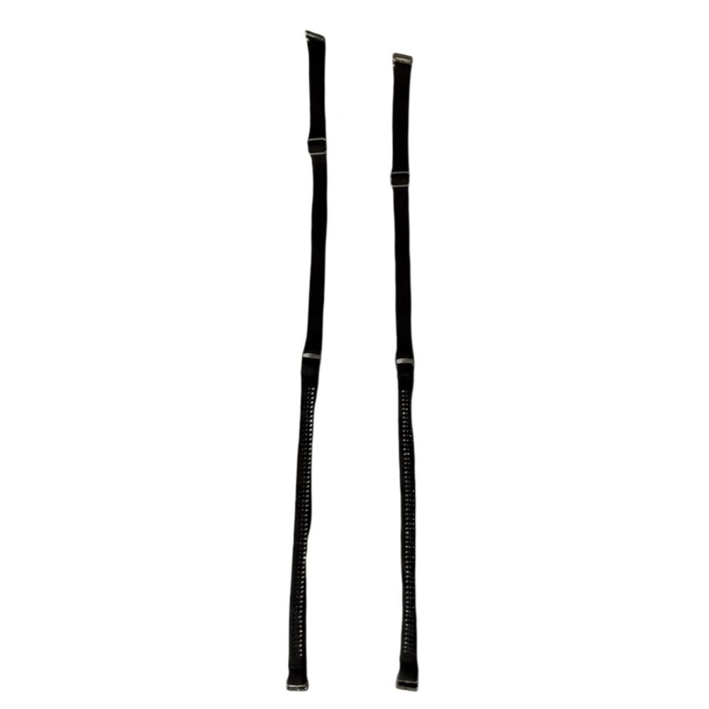 Black Rhinestone Bra Straps – Adjustable & Glamorous (1 Pair)